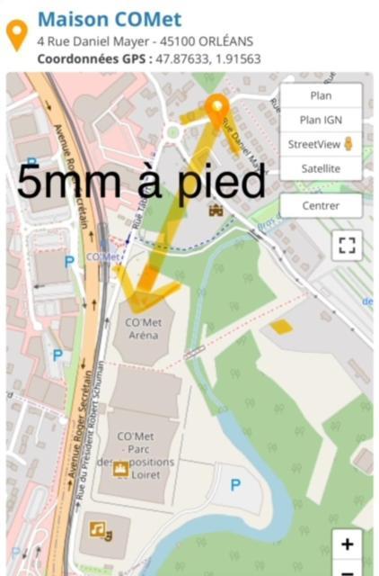 Maison Comet Avec Jardin Et Parking Orléans Eksteriør billede